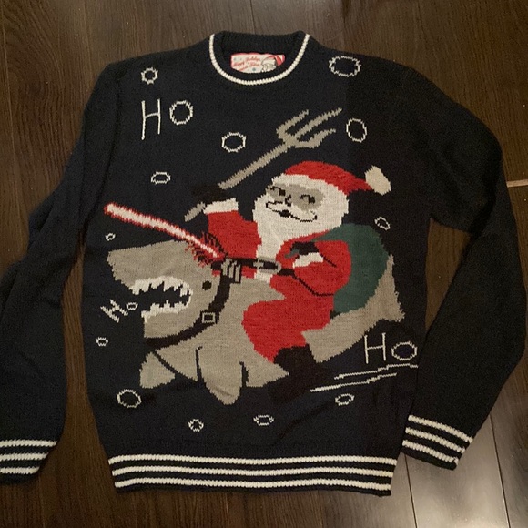Other - Navy Christmas Sweater, size small